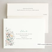 "Botanical Beginning" - Holiday Cards in Winter Snow by Itsy Belle Studio - FREE Recipient Addressing