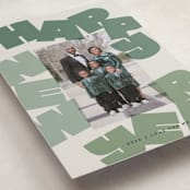 "Fun New Year" - Holiday Cards in Sage by Lori Wemple - Detail