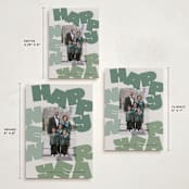 "Fun New Year" - Holiday Cards in Sage by Lori Wemple - Formats Available