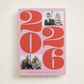 "big new year" - Holiday Cards in Candy by Lori Wemple - Front