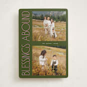 "Sideways" - Holiday Cards in Fern by Lindsay Megahed - Front