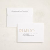 "Sideways" - Holiday Cards in Midnight by Lindsay Megahed - FREE Recipient Addressing