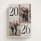 "Balanced" - Holiday Cards in Coal by Morgan Kendall - Folded Card