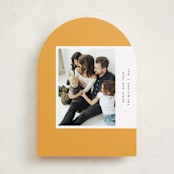 "Aside" - Holiday Cards in Honey by Sumak Studio - Front