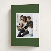 "Aside" - Holiday Cards in Juniper by Sumak Studio - Folded Card