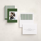 "Aside" - Holiday Cards in Juniper by Sumak Studio - Assembled