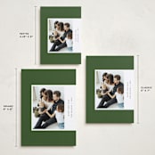 "Aside" - Holiday Cards in Juniper by Sumak Studio - Formats Available