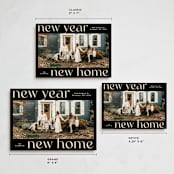 "All New" - Holiday Cards in Onyx by Iveta Angelova - Formats Available