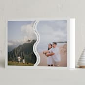 "curvy duo" - Holiday Cards in Mist by Lori Wemple - Folded Card