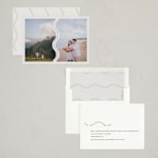 "curvy duo" - Holiday Cards in Mist by Lori Wemple - Assembled