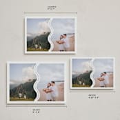 "curvy duo" - Holiday Cards in Mist by Lori Wemple - Formats Available