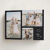 "Triple Threat" - Holiday Cards in Lacquer by Kamala Nahas - Folded Card