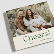 "Evermore" - Holiday Cards in Evergreen by Megan Davis - Detail