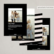 "Little Note" - Holiday Cards in Chai Latte by Owl and Toad - Back of Card Options