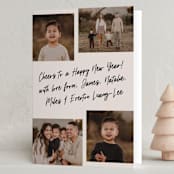 "Little Note" - Holiday Cards in Chai Latte by Owl and Toad - Folded Card