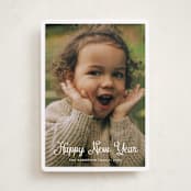 "cursive bottom" - Holiday Cards in Winter by Cass Loh - Front