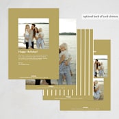 "Minima" - Holiday Cards in Snow by Ani Somi - Back of Card Options