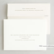 "Minima" - Holiday Cards in Snow by Ani Somi - FREE Recipient Addressing