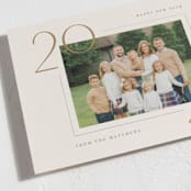 "Across" - Holiday Cards in Golden by Amy Kross - Detail