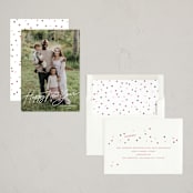 "Monoline Lettering" - Holiday Cards in Sparkler by Erin German - Assembled