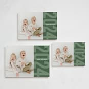 "Modern Year" - Holiday Cards in Emerald by Sarah Cohn - Formats Available