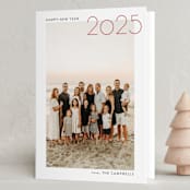"golden 2024" - Holiday Cards in Ruby by James Derit - Folded Card