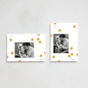 "Happy Dots" - Holiday Cards in Sunny by Sumak Studio - Photo Orientation Options