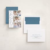 "Stacked Gallery" - Holiday Cards in Cerulean by Jessica Williams - Assembled