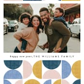 "Mid-Century Geometric" - Holiday Cards in Party by Brooke Chandler - Detail
