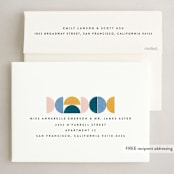 "Mid-Century Geometric" - Holiday Cards in Party by Brooke Chandler - FREE Recipient Addressing