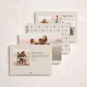 "Happy Colors" - Holiday Cards in Spearmint by Carolyn MacLaren - Back of Card Options