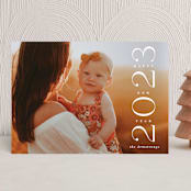 "Stepped new year" - Holiday Cards in Cloud by Lucrecia Caporale - Front