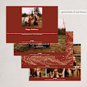 "Stepped new year" - Holiday Cards in Cloud by Lucrecia Caporale - Back of Card Options