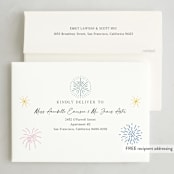 "Sparkle" - Holiday Cards in Noir by Elly - FREE Recipient Addressing