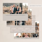 "Road Forward" - Holiday Cards in Aspen by Amy Kross - Back of Card Options