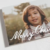 "Retro Christmas" - Holiday Cards in Snow by Up Up Creative - Detail