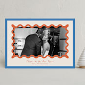 "Party Squiggle" - Holiday Cards in Papaya by Blustery August - Front