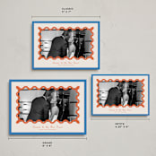 "Party Squiggle" - Holiday Cards in Papaya by Blustery August - Formats Available