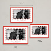 "Party Squiggle" - Holiday Cards in Candy Cane by Blustery August - Formats Available