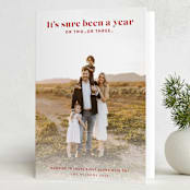 "two or three" - Holiday Cards in Crimson by Kimberly Morgan - Folded Card