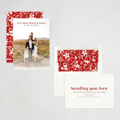 "two or three" - Holiday Cards in Crimson by Kimberly Morgan - Assembled