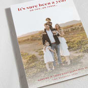 "two or three" - Holiday Cards in Crimson by Kimberly Morgan - Detail
