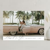 "Glamour" - Holiday Cards in Snow by Nicoletta Savod - Front