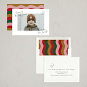 "sign" - Holiday Cards in Linen by Jennifer Lew - Assembled