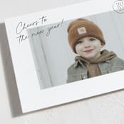 "sign" - Holiday Cards in Linen by Jennifer Lew - Detail