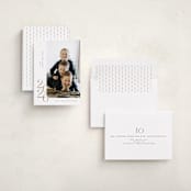 "Minimalist New Year" - Holiday Cards in Caramel by Ana de Sousa - Assembled