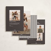 "Our Adventures" - Holiday Cards in Vanilla by Olivia Raufman - Back of Card Options
