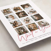 "What A Twelve Months (Year!)" - Holiday Cards in Holly Berry by Erika Firm - Detail