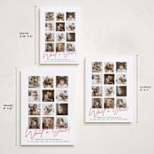 "What A Twelve Months (Year!)" - Holiday Cards in Holly Berry by Erika Firm - Formats Available