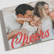 "vintage script" - Holiday Cards in Poinsettia by Morgan Kendall - Detail